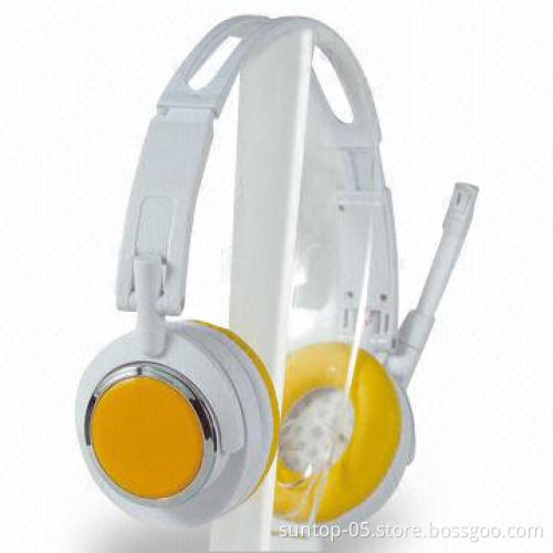 Active Noise-canceling Headphones with 20Hz to 20kHz Frequency Response and 3.5mm Stereo Plug